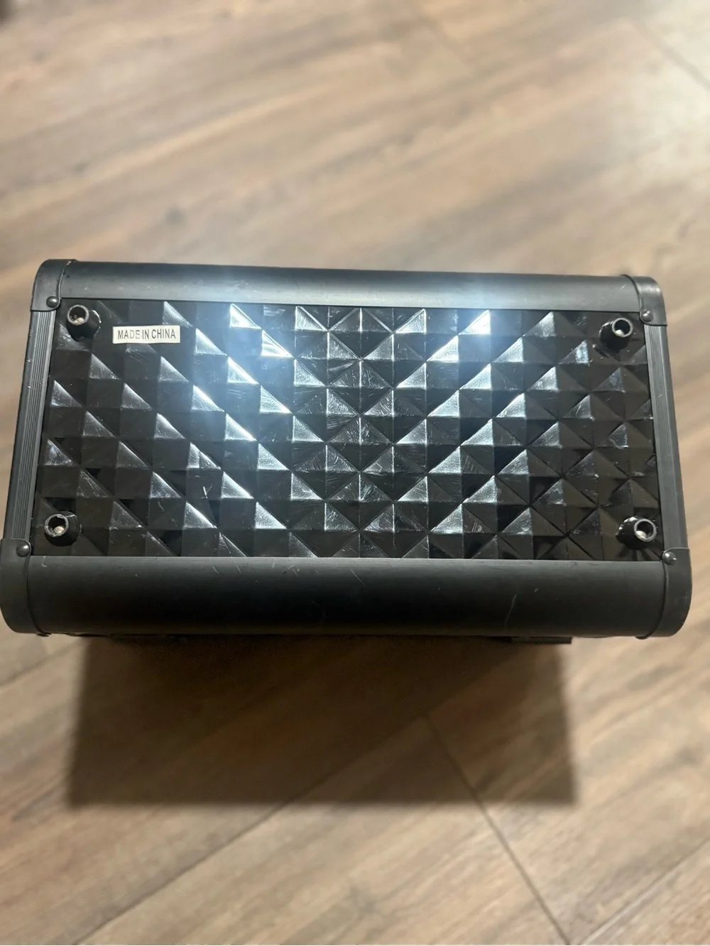 SHANY Fantasy Collection Black Makeup Train Case Cosmetic Organizer Box